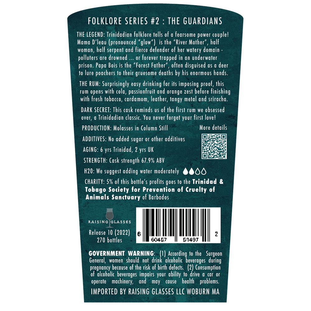 Guardians (8 yr Trinidad Rum) - Image 4