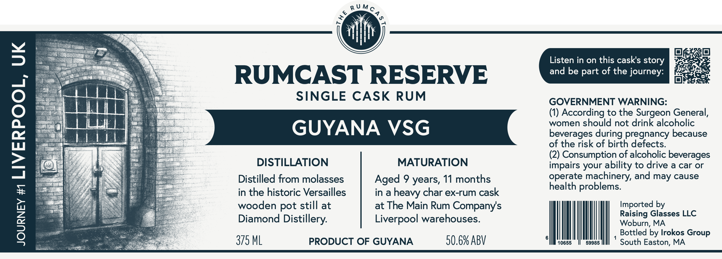 Rumcast Guyana VSG 9yr 50.9% (375ml)