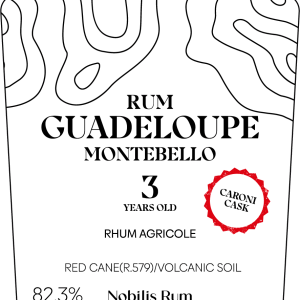 Nobilis MON-3Y Guadeloupe Montebello (Caroni Cask) 3yr 82.5% ABV