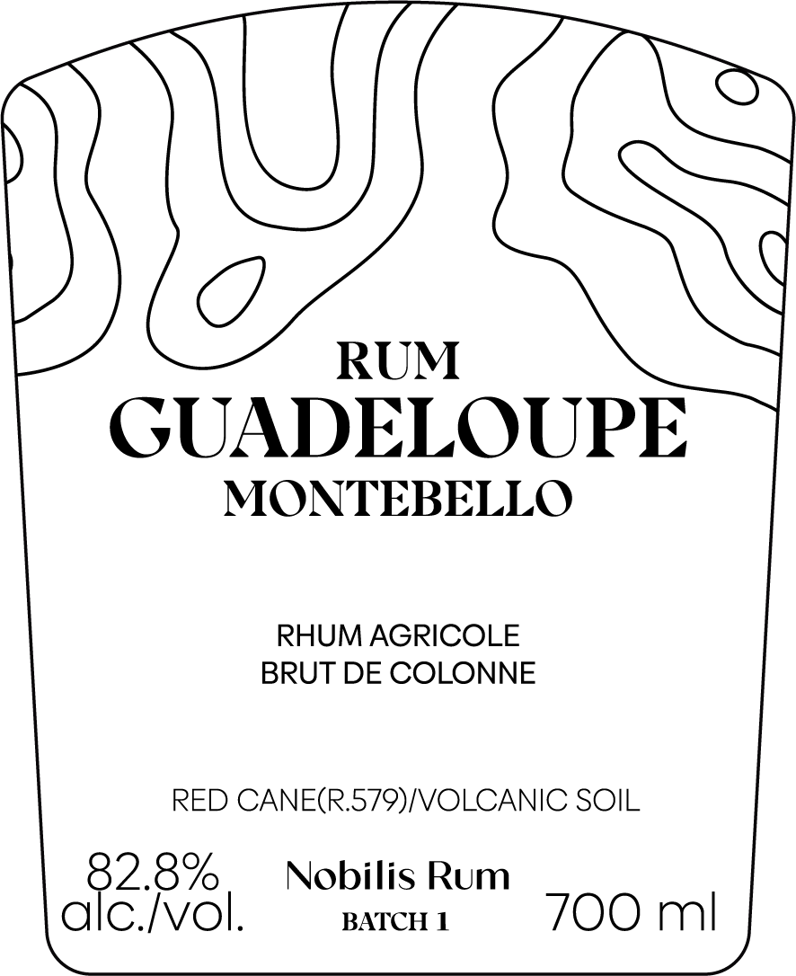 Nobilis MON-0Y Guadeloupe Montebello Unaged 82.8% ABV