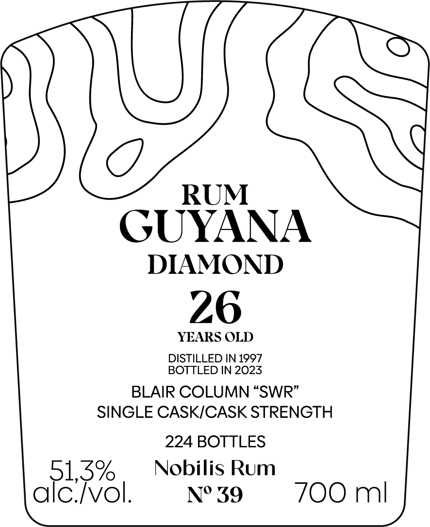 Nobilis #39 Diamond SWR Skeldon 1997 26yr 51.3% ABV