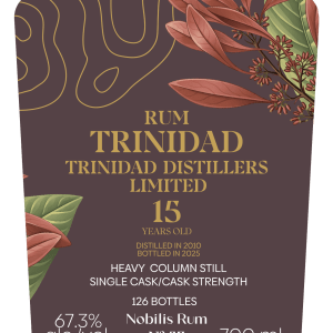 Nobilis #53 Trinidad TDL 2010 15yr 67.3% ABV